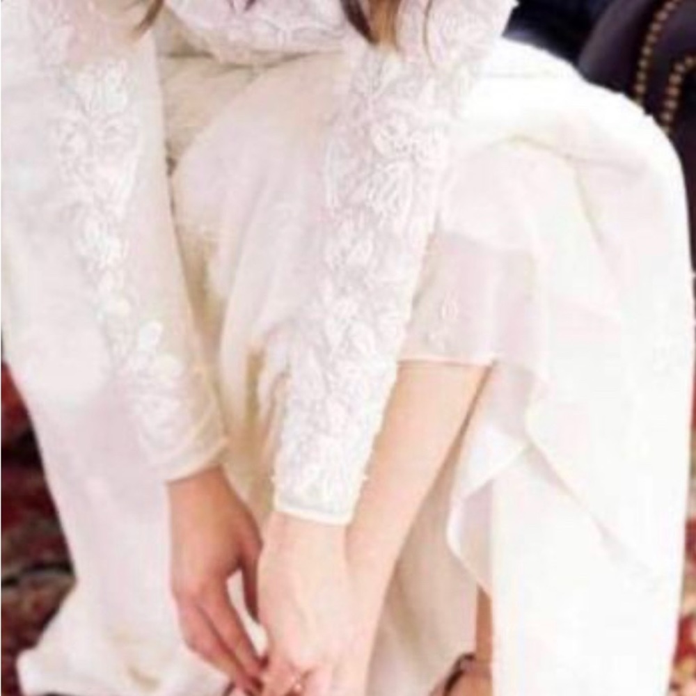J Crew Beaded Wedding Dress